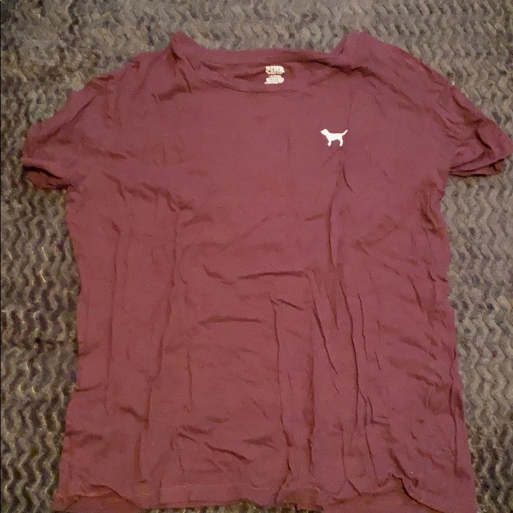 PINK maroon shirt